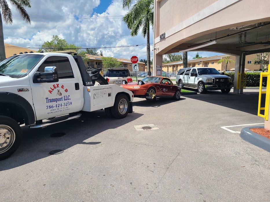 Alex & D Transport LLC towing company near Miami Gardens