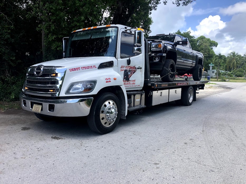 All American Towing & Tire towing company near Key Largo