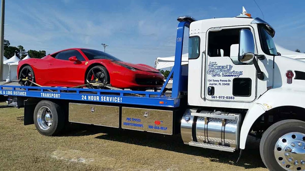 All Hooked Up Towing Jupiter towing company near Jupiter