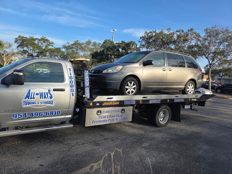 All-Ways Towing & Storage towing company near Hallandale Beach