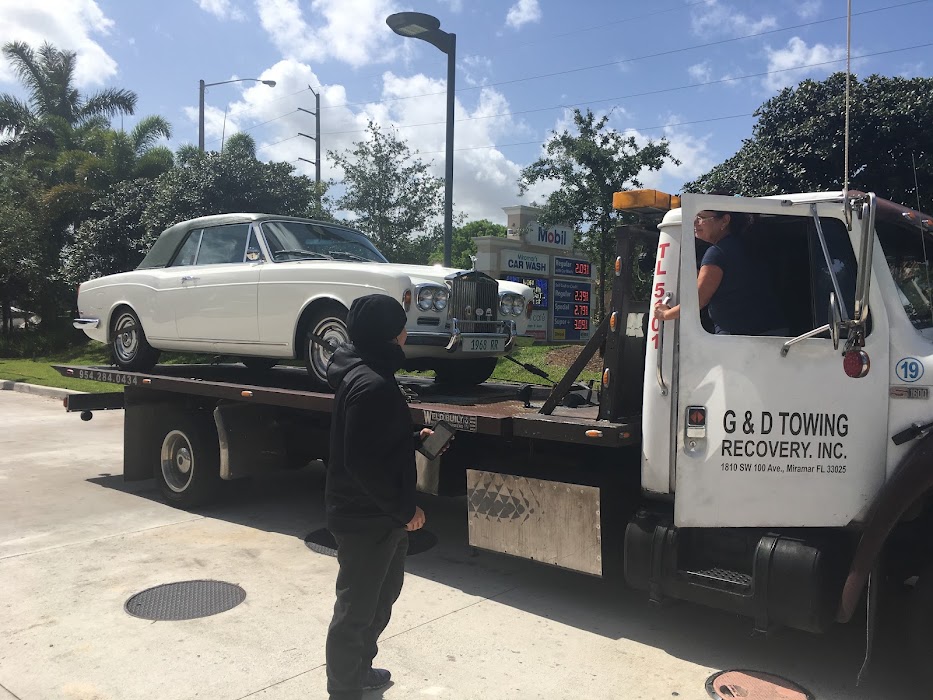 G&D Towing Recovery towing company near Pembroke Pines