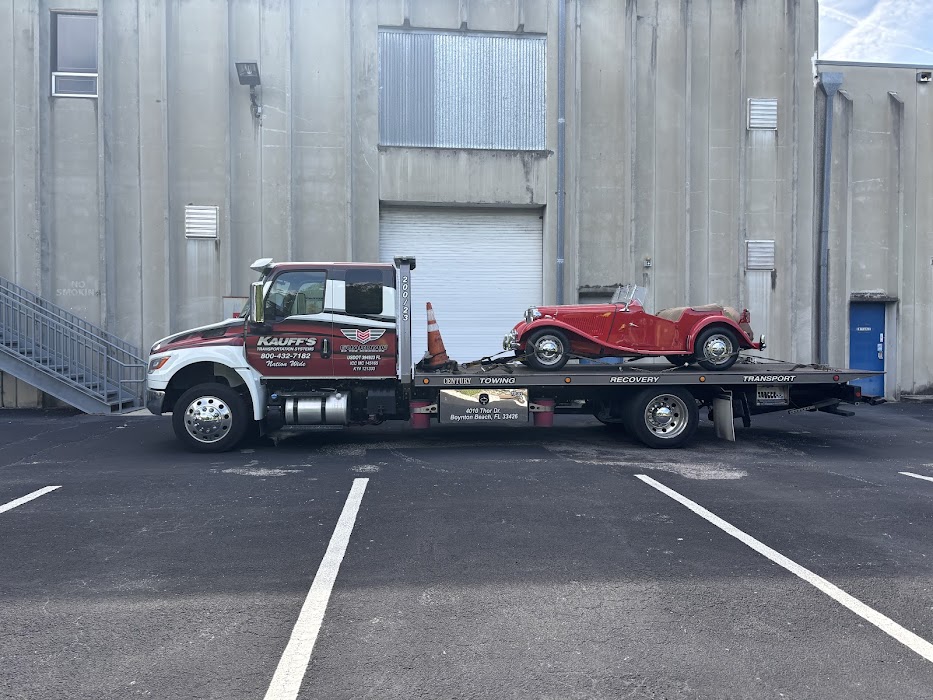 Kauff's Transportation Systems towing company near Boynton Beach