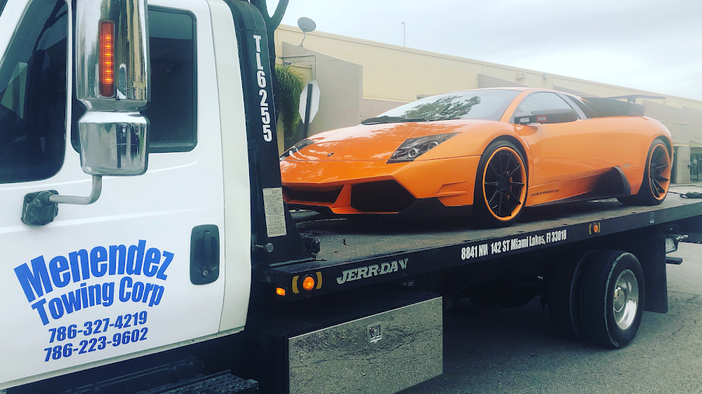 Menendez Towing Corp towing company near Hialeah