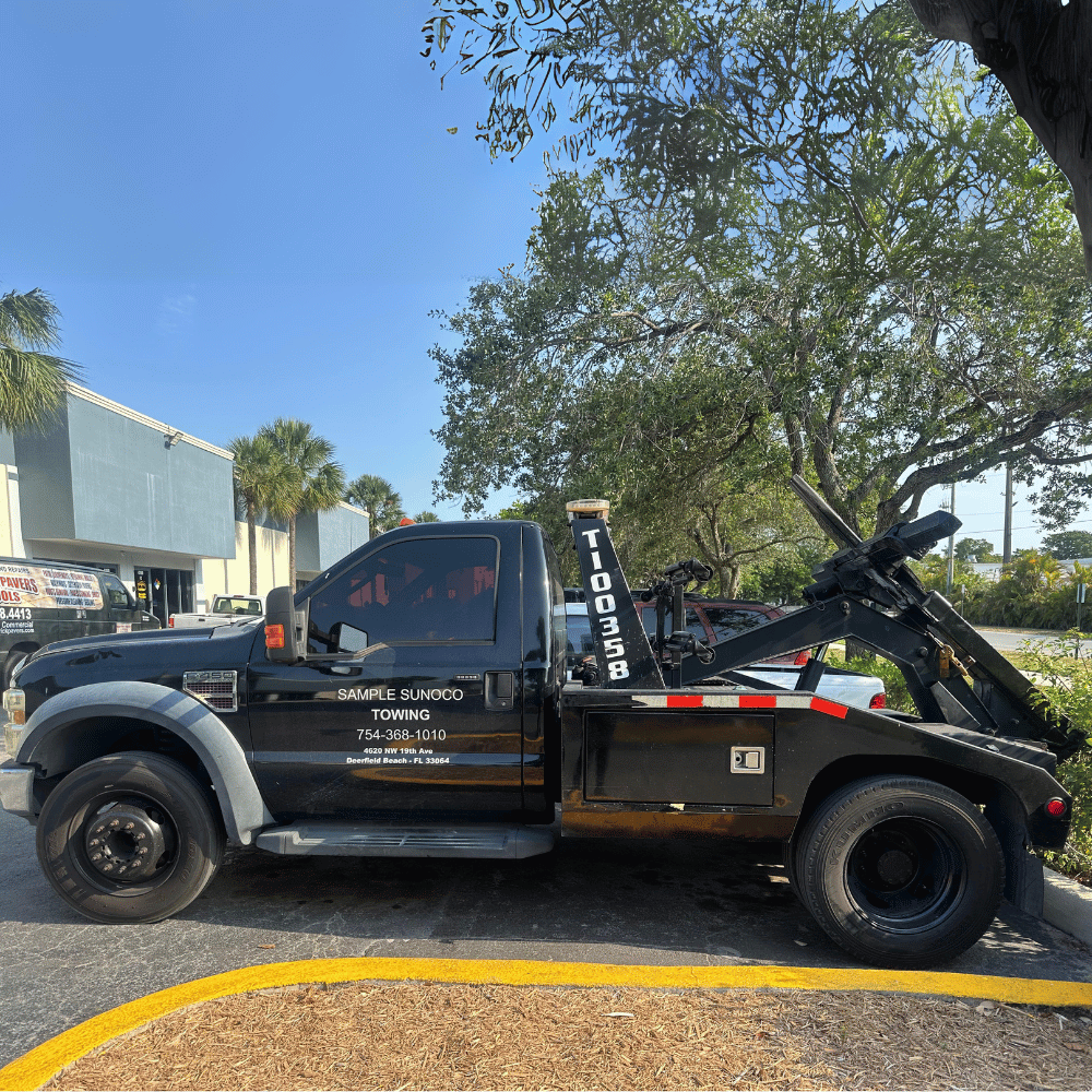 SAMPLE SUNOCO TOWING towing company near Pompano Beach