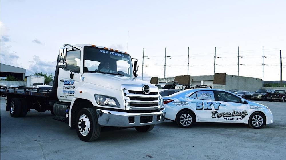 Sky Towing towing company near Davie
