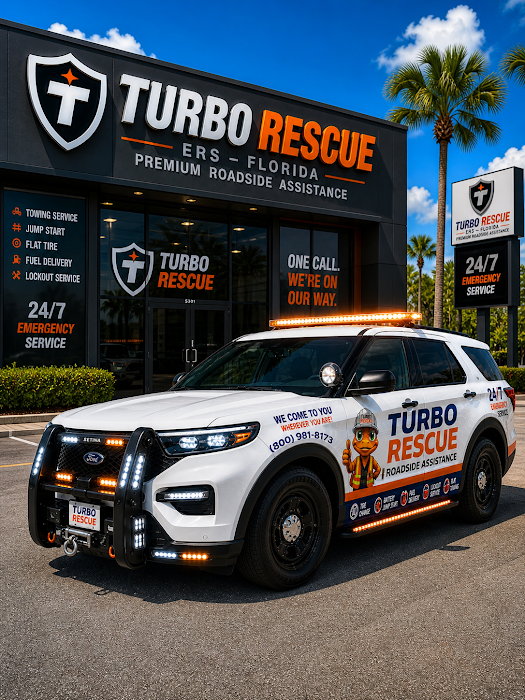 TURBO RESCUE ROADSIDE ASSISTANCE towing company near Boynton Beach