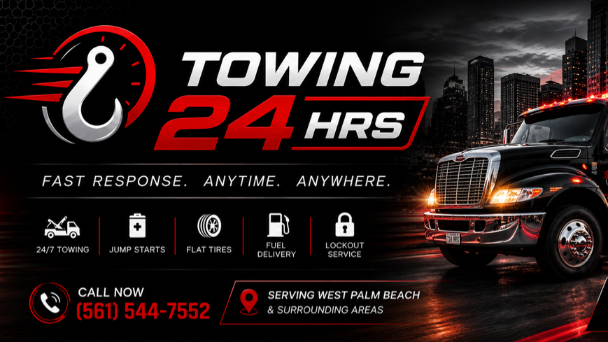 West Palm Beach Towing 24 Hours