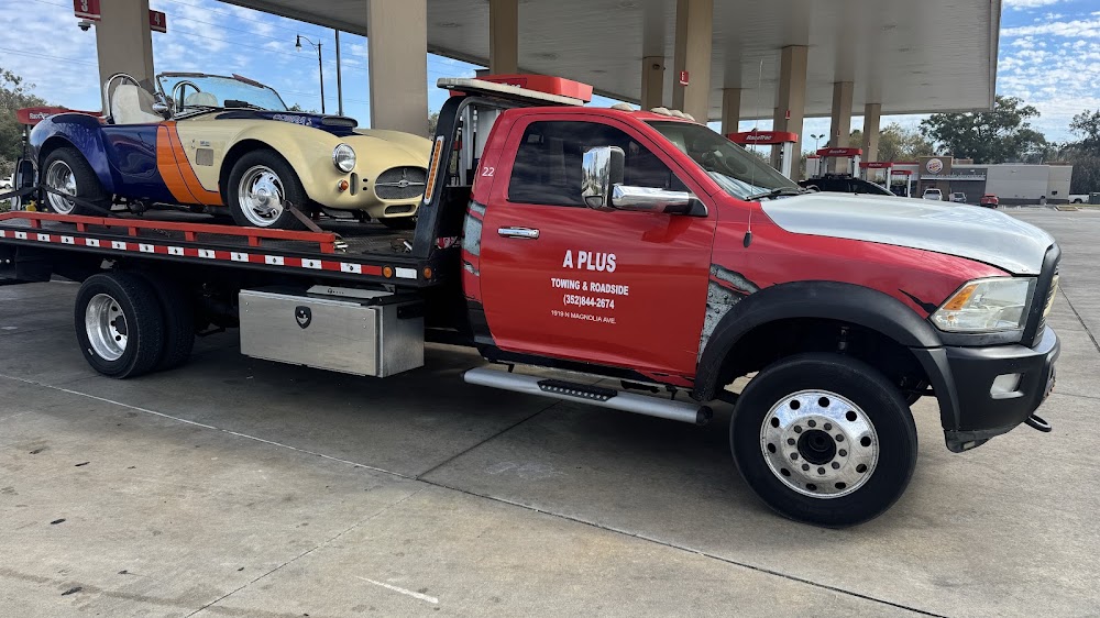 A Plus Towing & Roadside LLC towing company near Ocala