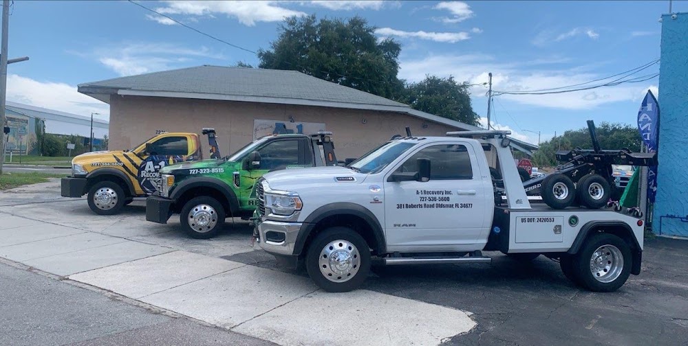 A-1 Recovery Inc towing company near St. Petersburg