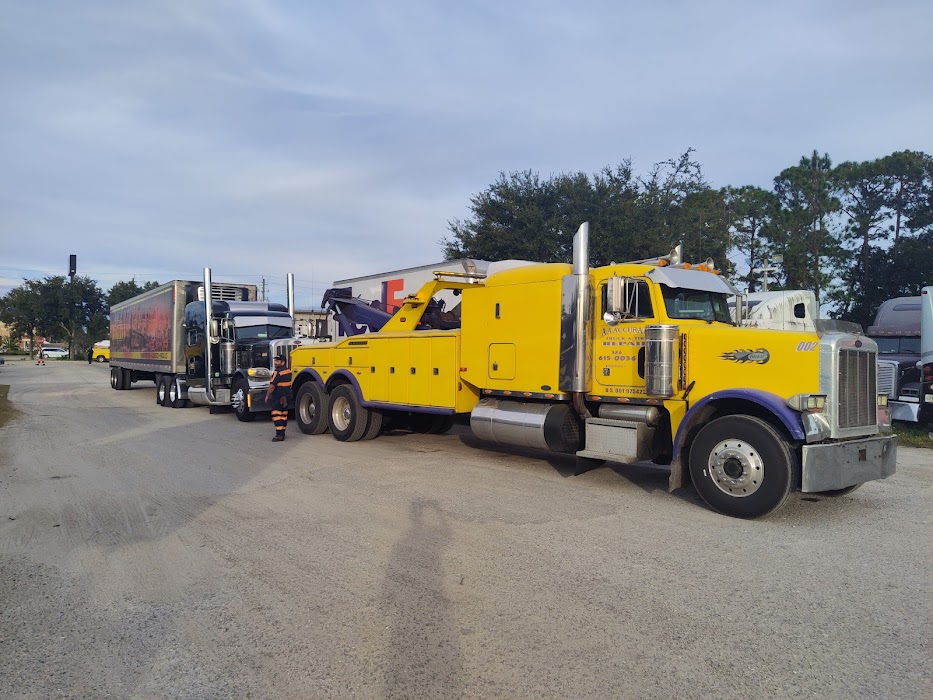 AA Accurate Truck & Tire Repair towing company near Ormond Beach