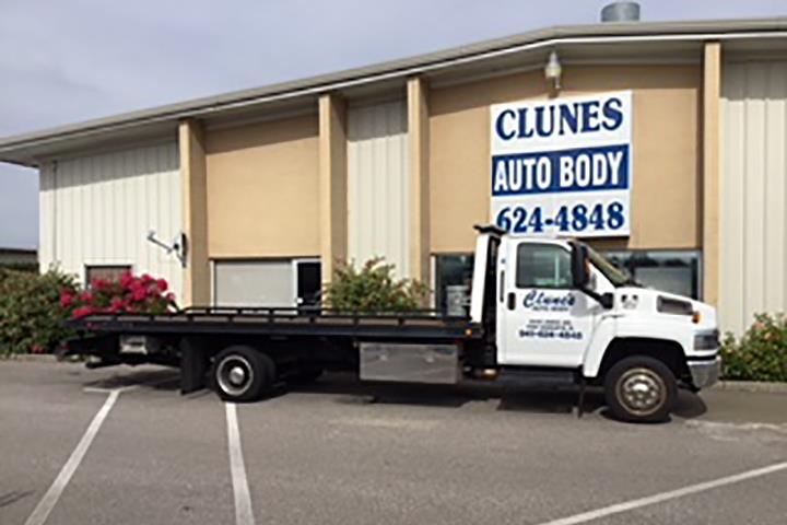 Clune’s Auto Body Inc. towing company near Port Charlotte
