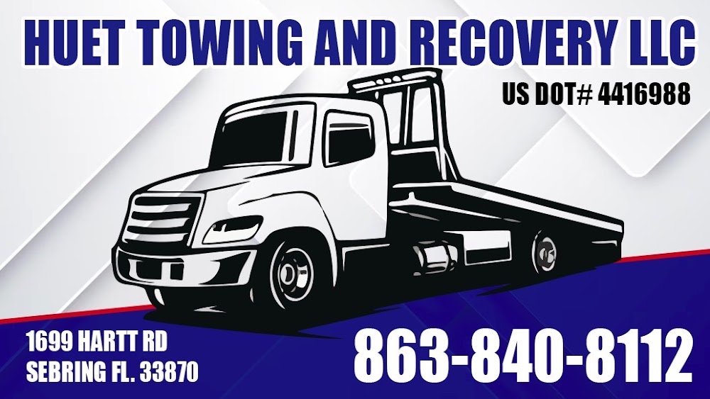 Huet Towing And Recovery LLC towing company near Sebring