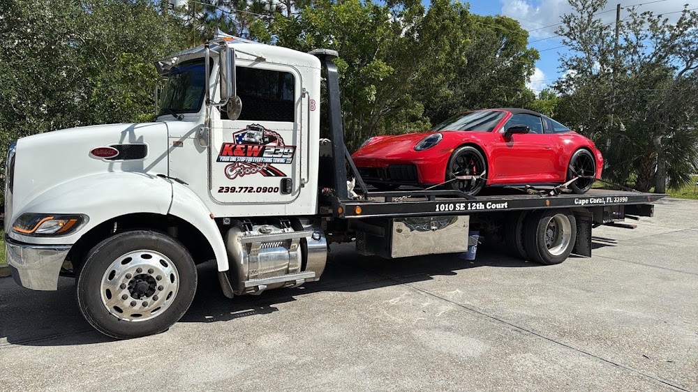 KW Towing 239 towing company near Cape Coral