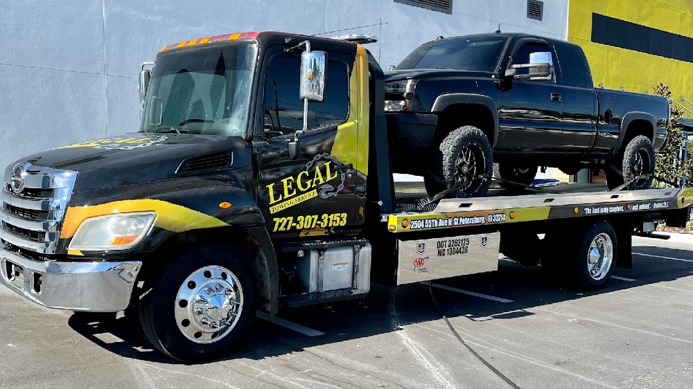 Legal Towing Services towing company near St. Petersburg