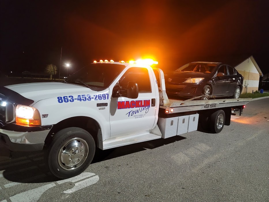 Macklin Towing Inc towing company near Avon Park