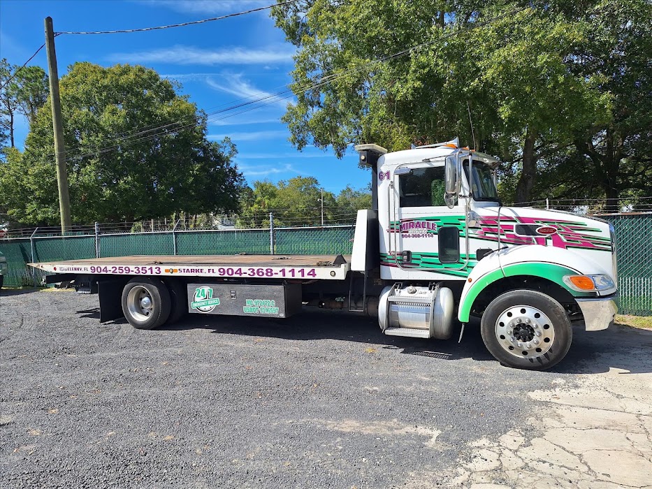 Miracle Automotive Towing Ctr Inc towing company near Starke