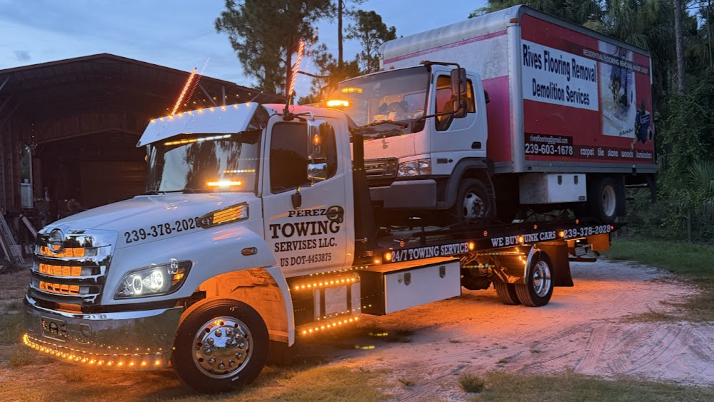 PEREZ TOWING SERVICES towing company near Naples