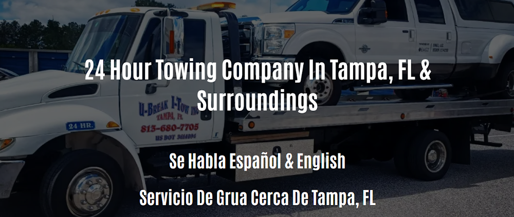 U-Break I-Tow | 24/7 Towing Company in Tampa, FL