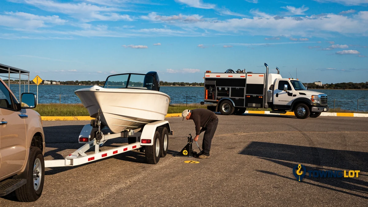 Boat Trailer Towing and Roadside Help