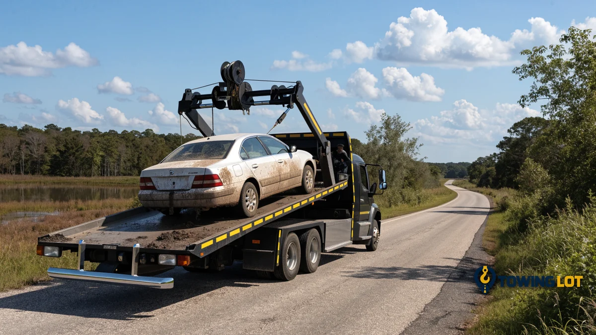 Can a Flooded Car Be Towed?