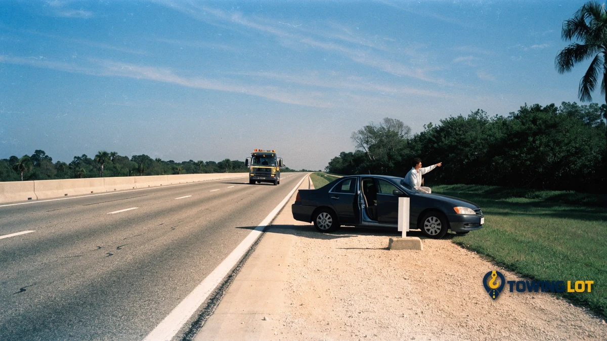 Interstate Tow Truck Service: How to Share Your Location